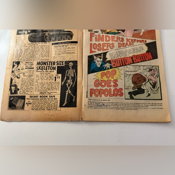 VINTAGE CHARLTON COMICS GHOSTLY TALES FROM THE HAUNTED HOUSE NOV 1968 NO. 70 - Picture 12 of 15
